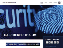 Tablet Screenshot of dalemeredith.com